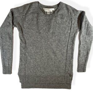 Max Studio 100% Cashmere 2-Ply Sweater Women’s SZ S Gray Crew Neck